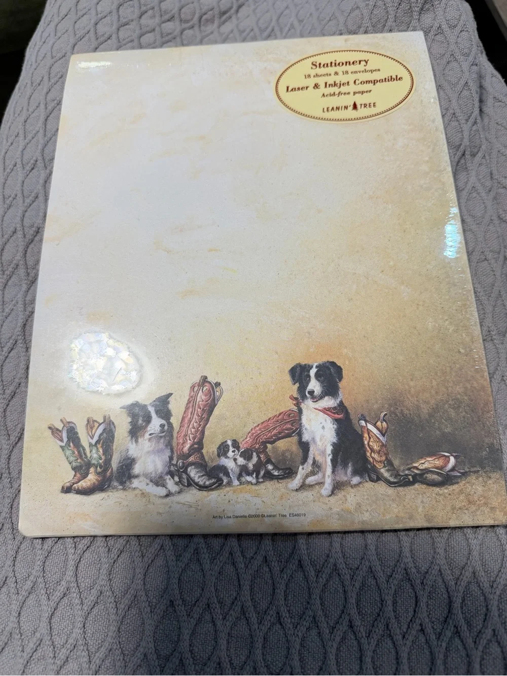 Border Collie Ranch style Stationery - Pack of Paper & Envelopes